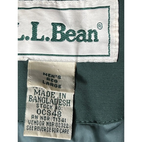 VTG LL Bean Mens Thinsulate Thermal Insulation Parka Jacket Size L Made in USA - Picture 5 of 13